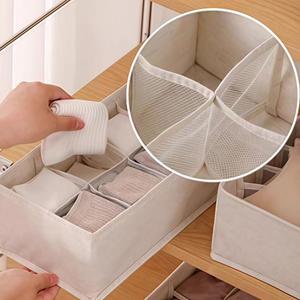 Caja organizadora de ropa plegable moderna de 8 compartimentos, contenedor de almacenamiento de ropa para calcetines de dormitorio, almacenamiento de bragas - Product Image 4