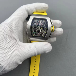 Classic Tonneau Hollow Mechanical <b>Watch</b> 11-03 Automatic Movement High Quality <b>Watch</b> Fashion Luxury Men's <b>Watch</b> - Product Image 5