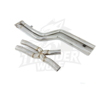 Tuyaux d'échappement de haute qualité à longueur égale, ajustement parfait pour F97 X3M/F98 X4M S58 3.0T, en acier inoxydable 304, avec design en X.