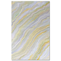 Verre translucide imitation marbre pour décoration murale intérieure, panneau en verre alabastro pour plafond et éclairage.