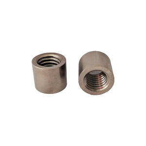 Écrous en titane GR5 <span class=keywords><strong>M10</strong></span> de haute qualité, écrous ronds longs, prix d'usine, écrous cylindriques soudés - Product Image 1