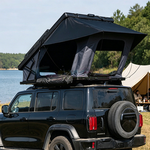Camping Rooftop Tent Aluminum Hardshell Carpa De Techo <b>Car</b> Roof Tent Hardtop Polyester Hard Shell Roof Top Tent With Ladder <b>Car</b> - Product Image 1