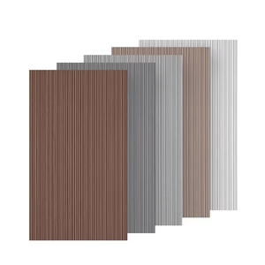 Linea di forma di piastrelle flessibili piccola scanalatura parete di pietra pannello flessibile per la decorazione della casa linea testurizzata parete flessibile - Product Image 6