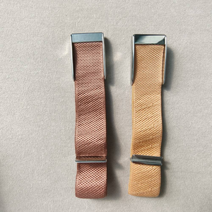 สายนาฬิกาซิลิโคนกันลื่นแบบ OEM ขายส่ง รุ่น SuperKnit Luxe ไนลอน สายรัดข้อมือสำหรับเล่นกีฬา ใช้แทนสาย Whoop 5.0 - Product Image 3