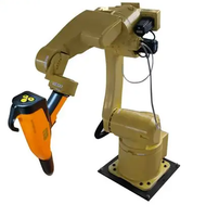 Bras robotique automatique à 6 axes de haute qualité avec pistolet de pulvérisation, bras robotique pour le travail de pulvérisation de roues de voiture