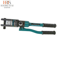 HAORUITESI YQK120 Alicates de crimpado hidráulicos manuales tipo H, herramienta de crimpado de terminales de cable