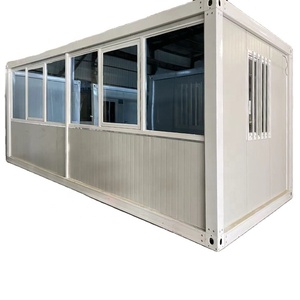 20ft container cà phê cửa hàng Boutique cửa hàng container với sàn đến trần cửa sổ văn phòng xây dựng vận chuyển container cửa hàng giá - Product Image 2