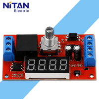 Módulo de Relé de Tiempo Miniatura de 1 Vía, 5V/12V/24V DC, Programable, con Aislamiento por Optoacoplador, Terminal de Tornillo de Pulso