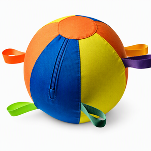 Palla Giocattolo Grande per Cani con Maniglie, Palla Gonfiabile in Tessuto Oxford per Cani di Taglia Grande, Palla Interattiva da Esterno con Pompa ad Aria - Product Image 1