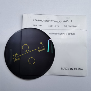 Cr39 1,56 Venta al por mayor Photogrey Lentes <span class=keywords><strong>de</strong></span> <span class=keywords><strong>anteojos</strong></span> Lente fotocromática multifocal progresiva - Product Image 1