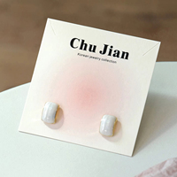 Cartes d'emballage en papier écologiques pour bijoux avec logo personnalisé Bracelet Bague Collier Boucle d'oreille Carte