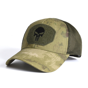 Al aire libre al por mayor de alta calidad de verano mujeres hombres bordado parches malla camuflaje personalizado Camo camionero sombreros - Product Image 3