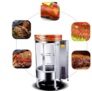 Gas Charcoal Roast Duck Oven Electric Rotating machine