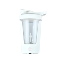Botol Shaker Elektrik Tritan 450ml yang Dapat Disesuaikan, Mixer Vortex Isi Ulang USB, Cangkir Protein Anti Gumpal untuk Olahraga, Gym, dan Kebugaran