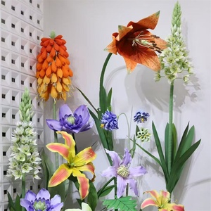 Conjunto de Flores Gigantes de Papel, Coloridas, para Decoración de Mesa en Eventos, Bodas y Fiestas de Primavera - Product Image 1