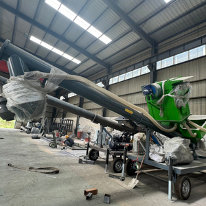 Mobiele Lader Cement Vullen Automatische Silo Invoersysteem Vijzel Schroef Transportband - Product Image 1