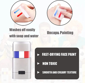 Kit di Trucco per il Viso all'Ingrosso, Prodotti per il Tifo Calcistico Mondiale 2026, Pittura per Corpo e Viso Sicura e Senza Rischi - Product Image 4