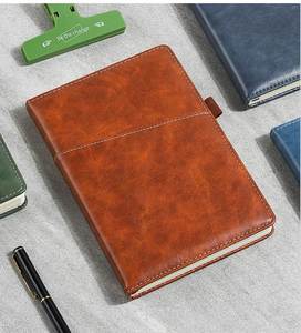 Carnet de notes professionnel A5 personnalisé en cuir PU, couverture rigide, 100 feuilles, pour enregistrement de réunions, pages épaissies, pour bureau simplifié, modèle 2026 - Product Image 4