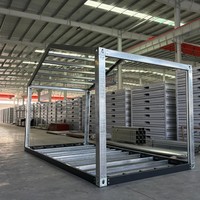 Maison conteneur démontable à installation rapide |   Espace modulaire réutilisable pour camp de travailleurs, bureau de chantier et hébergement d'hôtes