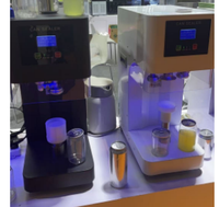 Machine de scellage électrique commerciale blanche pour canettes, scelleuse de boissons en aluminium pour animaux de compagnie, machine à sceller les gobelets pour thé au lait et jus