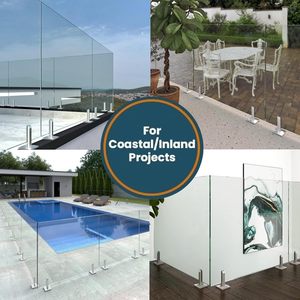 <span class=keywords><strong>SS</strong></span> trong nhà bên gắn Mall giá rẻ U kênh Spigot <span class=keywords><strong>Frameless</strong></span> standoff Tempered thép không gỉ Kính ban công lan can - Product Image 2