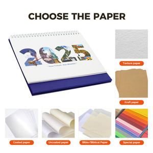 Фабричный полноцветный пользовательский дизайн настольного календаря 2026 новый ежегодный ежемесячный Настольный календарь печать логотипа Настольный календарь - Product Image 6