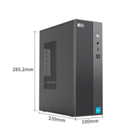 Ordinateur de bureau Lenovo Lecoo D4000, mini-ordinateur 8L, ensemble complet pour le travail, le bureau et l'apprentissage