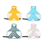 Neues Design Luxus-Hunde-Regenmantel aus PU mit Transparentem Rand für Regentage-Petsign