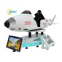 Simulador de Vuelo KAIMI 9D VR AR para Interiores, Máquina de Juegos de Aviones J-20, Equipo de Uso Público