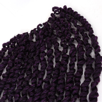 Rebecca mode 24 pouces 16 brins fait à la main déesse serrures Extension de cheveux Ombre couleur Faux Crochet rivière doux Locs