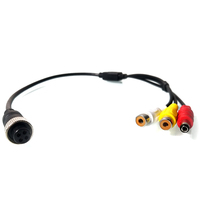 Câble adaptateur aviation 3-en-1 audio+vidéo+alimentation, Plug and Play