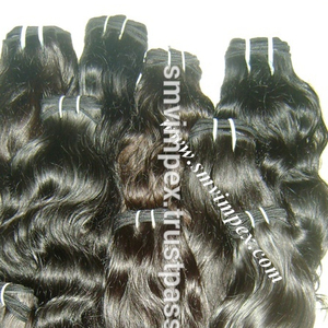 Cabello Natural remy tejido de la india, producto de fábrica con descuento, el más vendido, cabello humano virgen indio tejido de la india - Product Image 1