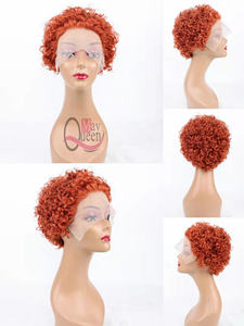 <span class=keywords><strong>2022</strong></span> Offre Spéciale Pixie Cut <span class=keywords><strong>court</strong></span> bouclés Bob <span class=keywords><strong>cheveux</strong></span> humains 13x1 dentelle perruque pour les femmes noires <span class=keywords><strong>cheveux</strong></span> vierges Pixie Cut 100% <span class=keywords><strong>cheveux</strong></span> humains dentelle perruque - Product Image 3