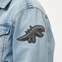 Étiquettes personnalisées en cuir PU avec logo thermocollé, écologiques, pour jeans, vêtements, accessoires de confection à coudre, vente en gros OEM
