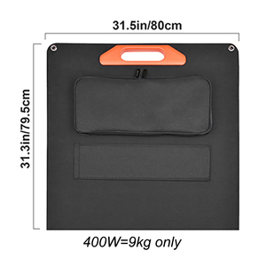 400W Portable Foldable Solar Kit High Power Monocrystalline for Large Power Station Camping Off-grid - Product Image 3