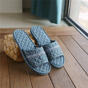 Zapatillas Silenciosas Para el hogar para <span class=keywords><strong>mujer</strong></span>, verano, interior, Otoño Invierno, suela blanda, Punta abierta, moda adecuada para suelos de madera - Product Image 1