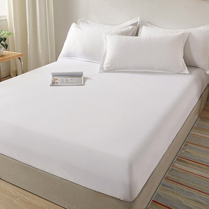 Draps-housses unis pour <span class=keywords><strong>lit</strong></span> bébé, ajustement profond 15 cm, en percale polyester/coton infroissable, durables - Product Image 2