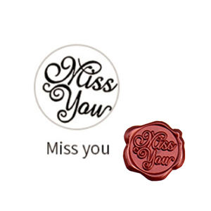 Offre Spéciale 24 couleurs cire joint miss vous logo enveloppe d'étanchéité cire autocollant 50 pcs cire joint autocollants ruban rouge logo personnalisé disponible - Product Image 2