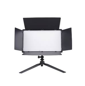 HOSHI U800 RGB 2.1M Tripod ile 2 * piller denetleyici LED Video işığı kısılabilir bi-renk 3200K ~ 5600K LED Panel AYDINLATMA fotoğraf - Product Image 2