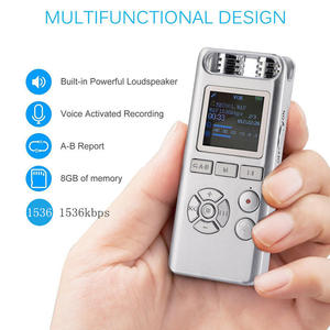 A11 Pro Recorder | 1800 Mins Recording | 8/16GB Metal Body with <b>MP3</b> <b>Player</b> - Product Image 5