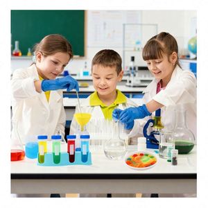 Juguete Creativo de Laboratorio de Ciencias STEM para Niños, Experimentos de Química Educativos, Aprendizaje Práctico Seguro y Divertido, Descubrimiento Colorido - Product Image 1