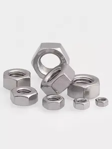 OEM produttore di fabbrica in acciaio inox esagonale DIN934 SS316 SS304 dadi esagonali