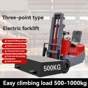 Mini Montacargas Eléctrico de Tres Puntos, Tipo Sentado, para Manejo de Almacén - Product Image 4