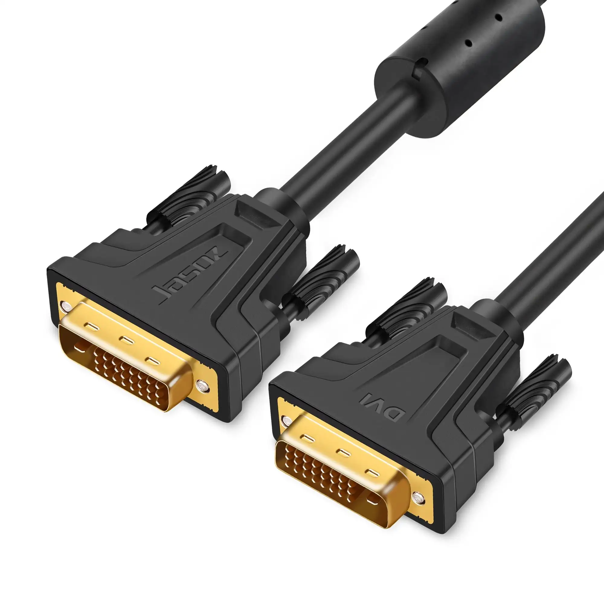 Jasoz High Speed DVI-D to DVI-I Cable 24+1 24+5 MALE TO MALE DVI Cable Video Cable