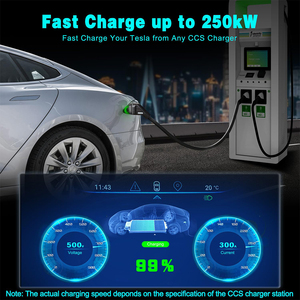 อะแดปเตอร์250KW DC <span class=keywords><strong>CCS</strong></span> Combo 1พร้อมทางเข้าใหม่สำหรับเทสลารุ่น3/Y/<span class=keywords><strong>S</strong></span>/X - Product Image 4
