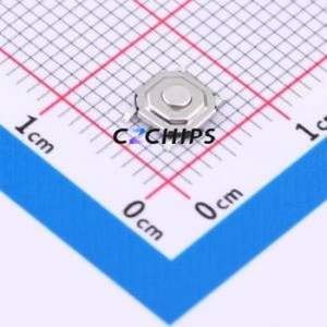 GT-TW084A-H015-L1 Tactile Switch SMD-4P,5.2x5.2mm Switch Single Pole Single Throw Round Button 1.6N Vertical Mount - Product Image 1