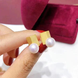 อุปกรณ์ทำเครื่องประดับมุกเงินแท้ S925 ขนาด 8-13 มม. ทรงกลม รุ่น 22161 ต่างหูเงินเรียบง่ายพร้อมฐานเปล่าสำหรับต่างหูแบบติดหู - Product Image 1