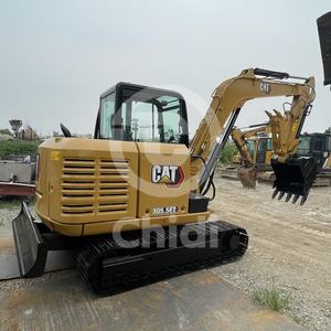 Miniexcavadora Usada CAT 305.5E2 Excavadoras de Segunda Mano CAT 303.5E 305.5E2 306E2 307E2 308E2 en Stock PARA LA Venta Shanghai Yard - Product Image 1