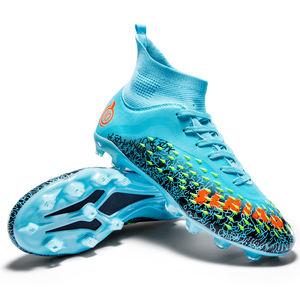 <span class=keywords><strong>Botas</strong></span> de fútbol asequibles para hombre, <span class=keywords><strong>botas</strong></span> de fútbol antideslizantes con tachuelas FG/AG, zapatillas de fútbol ligeras y transpirables para deportes al aire libre - Product Image 1