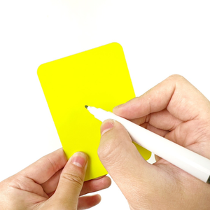 Cartes de pénalité d'arbitre flexibles et résistantes aux rayures de haute qualité Cartes d'arbitre de jeu de football - Product Image 4